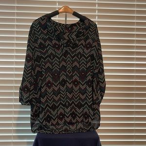 Maurice’s Blouse - Chevron Detail